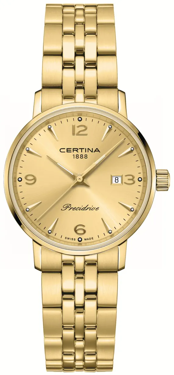 Certina DS Caimano C035.210.33.367.00 28mm PVD Golden