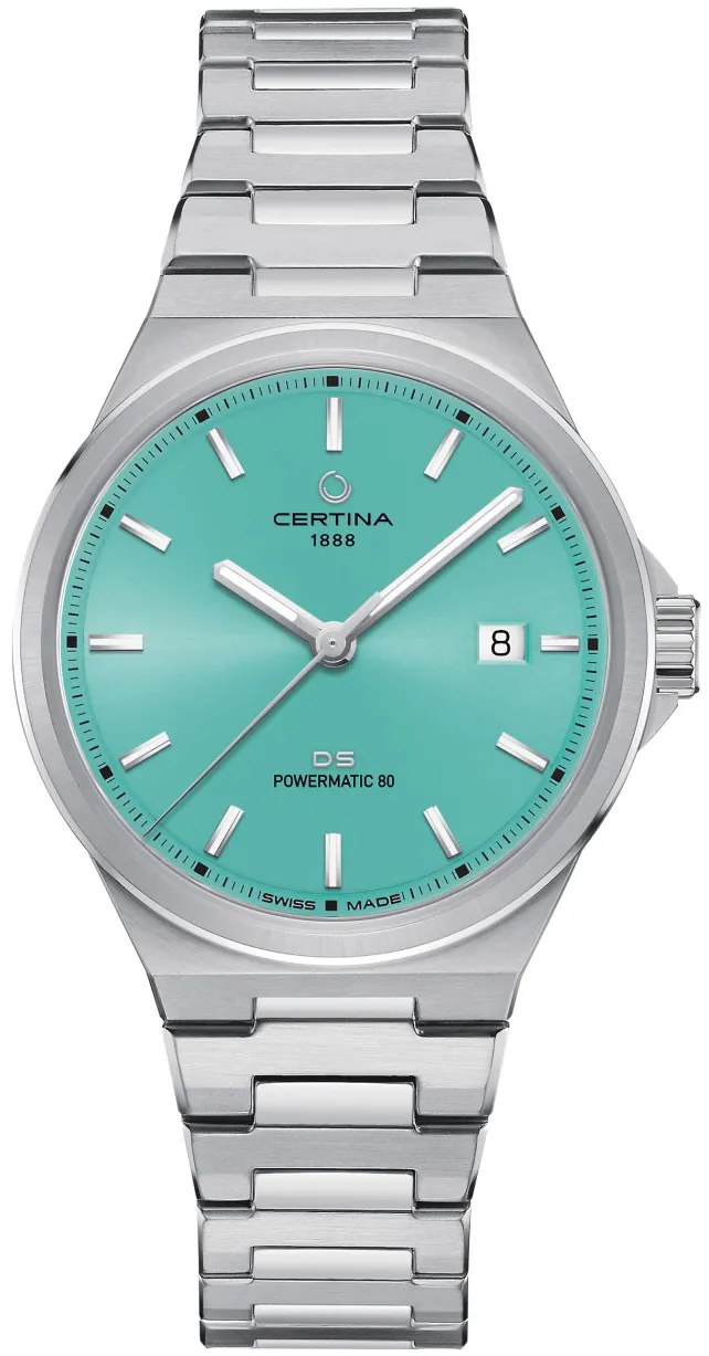 Certina DS C043.407.11.351.00 39mm Stainless steel Light blue