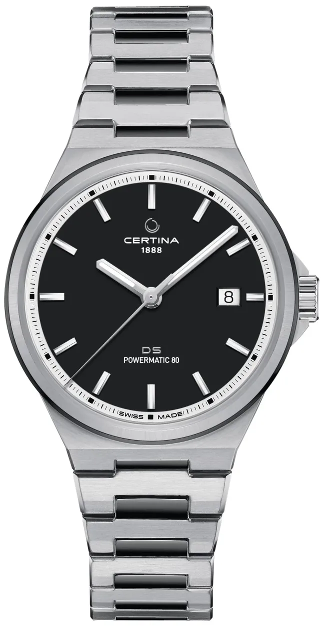 Certina DS C043.407.22.061.00 39mm Stainless steel and Gray PVD Anthracite