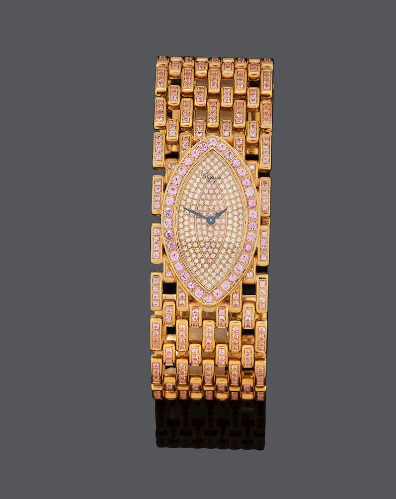 Chopard 107036-5001 17.5mm Rose gold and diamond Diamond