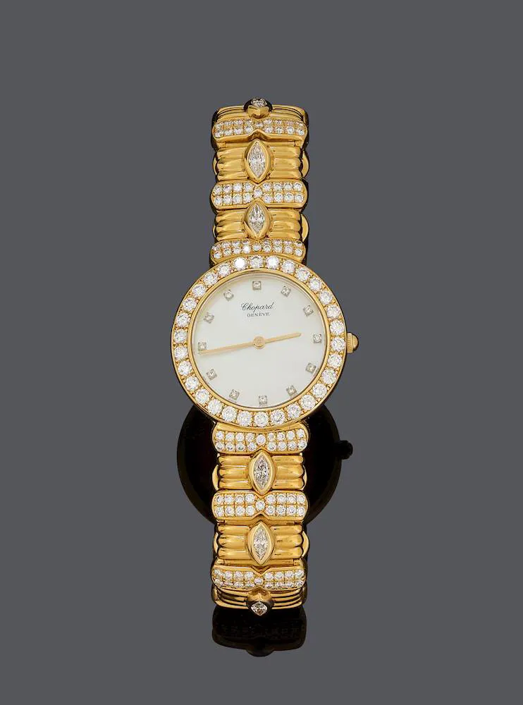 Chopard 338682 nullmm Yellow gold and diamond-set Mother-of-pearl
