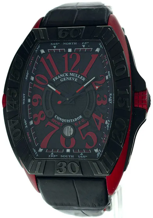 Franck Muller Conquistador 9900 SC DT GPG 45mm Titanium Black