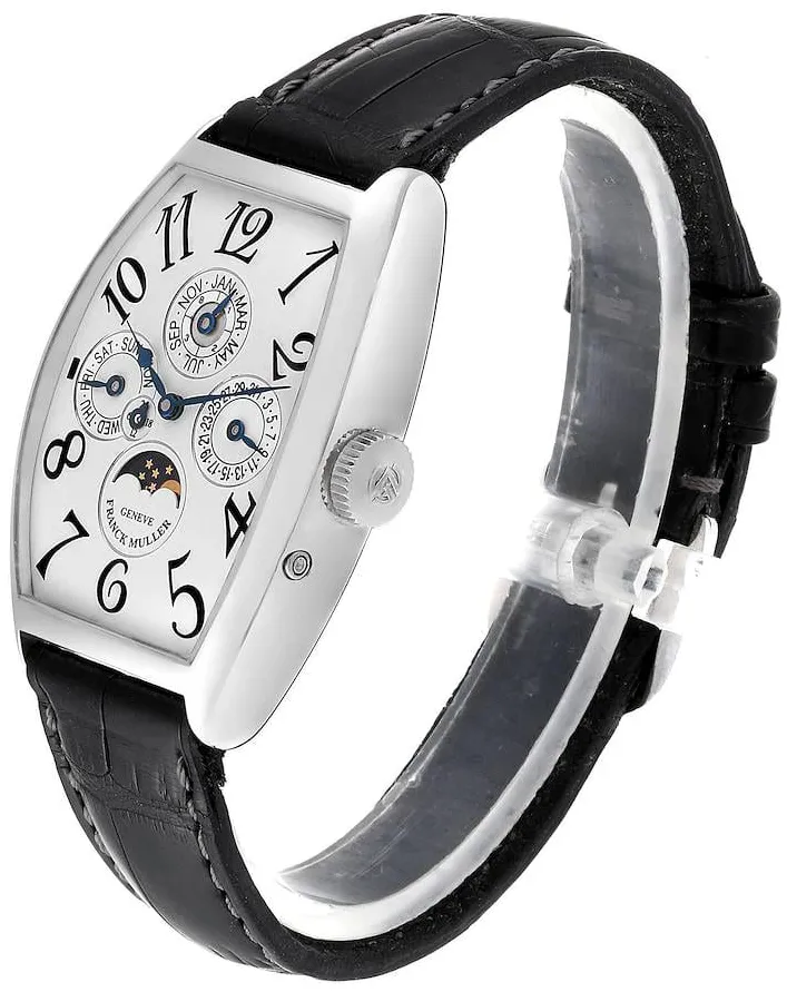 Franck Muller Perpetual Calendar 5850 QP 38mm Platinum Silver 2