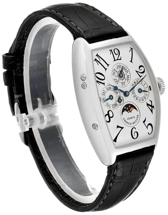 Franck Muller Perpetual Calendar 5850 QP 38mm Platinum Silver 6