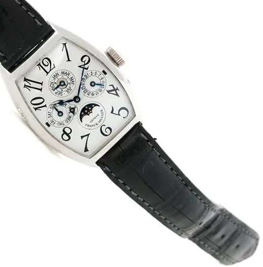 Franck Muller Perpetual Calendar 5850 QP 38mm Platinum Silver 1