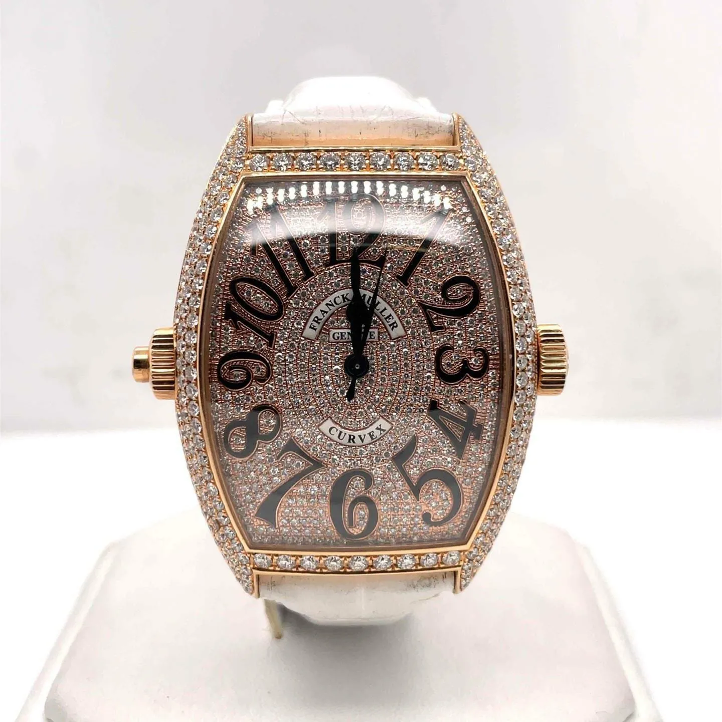 Franck Muller Secret Hours 8880 SE H I 38mm Rose gold Diamond