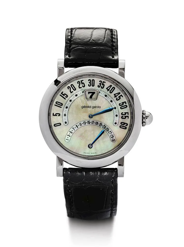 Gérald Genta Bi-Retro G.3754 38mm Stainless steel Mother-of-pearl