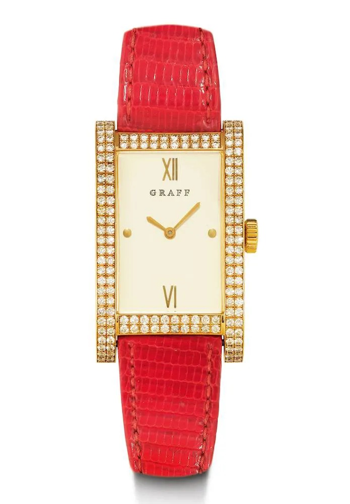 Graff G XXVIII 42.5mm Yellow gold and Diamond Ivory