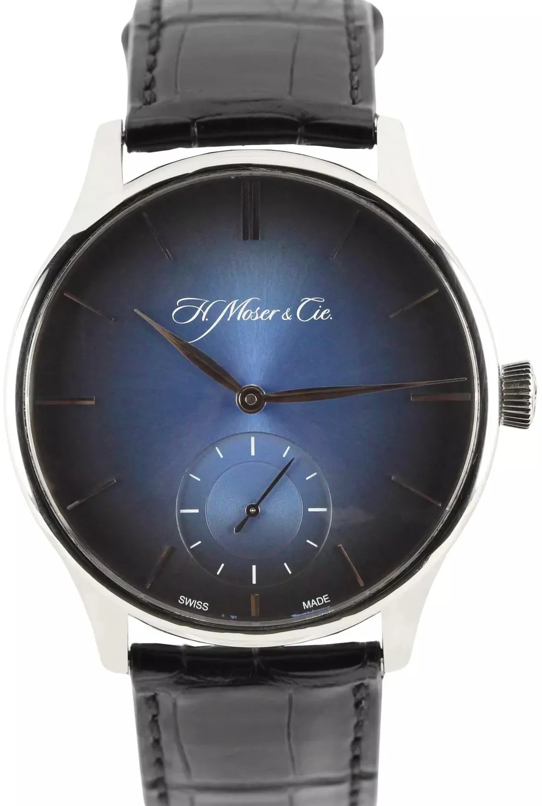 H. Moser & Cie. Venturer 2327-0202 39mm White gold Blue