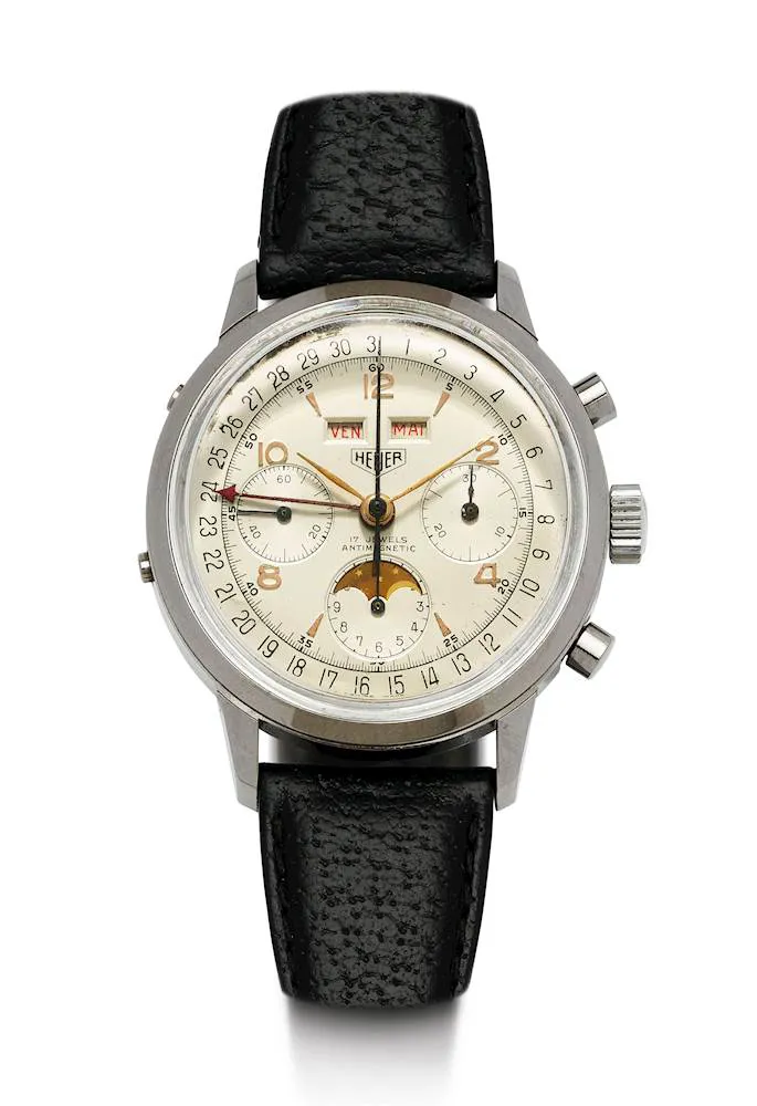 Heuer Chronograph 1315.30.75 39mm Stainless steel Silver