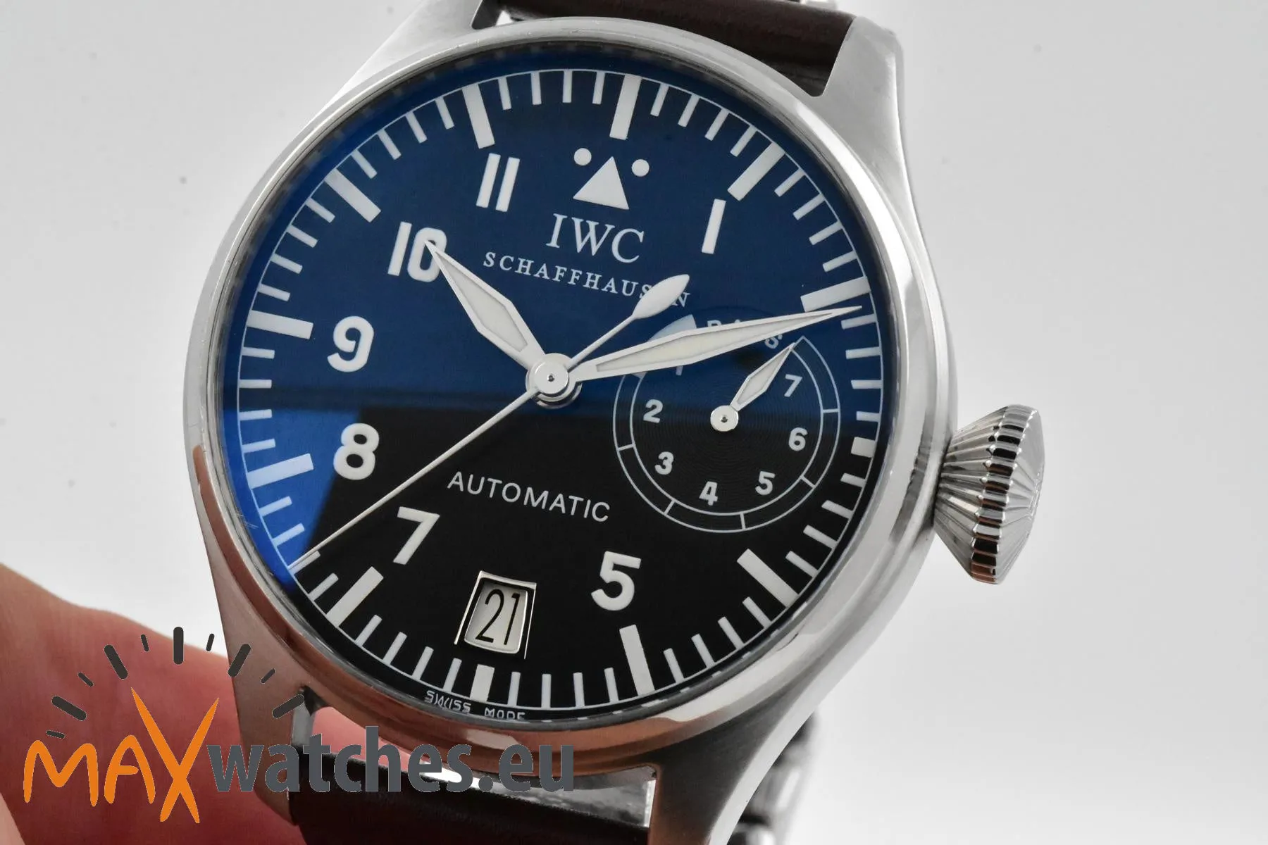 IWC Big Pilot IW500201 46.2mm Steel Black 9