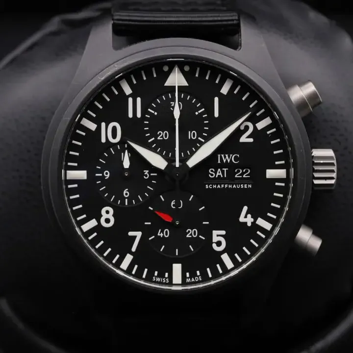 IWC Pilot IW389101 44.5mm Titanium Black