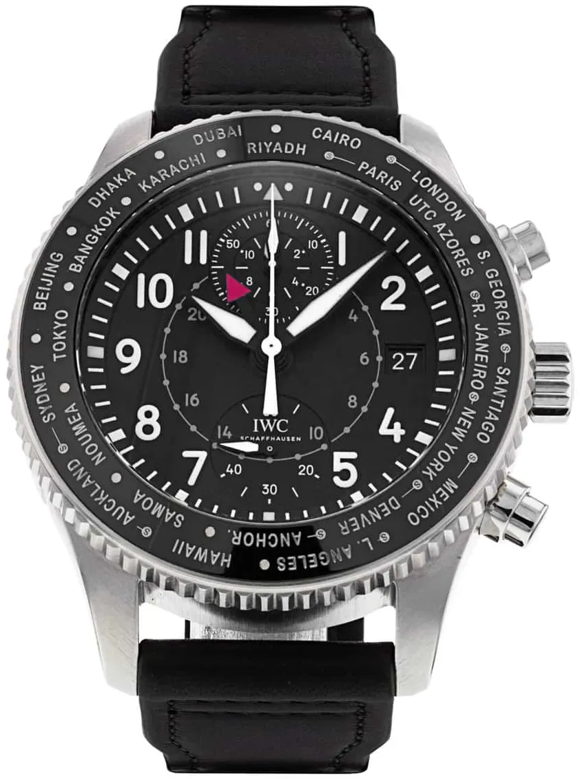IWC Pilot IW395001 46mm Stainless steel Black