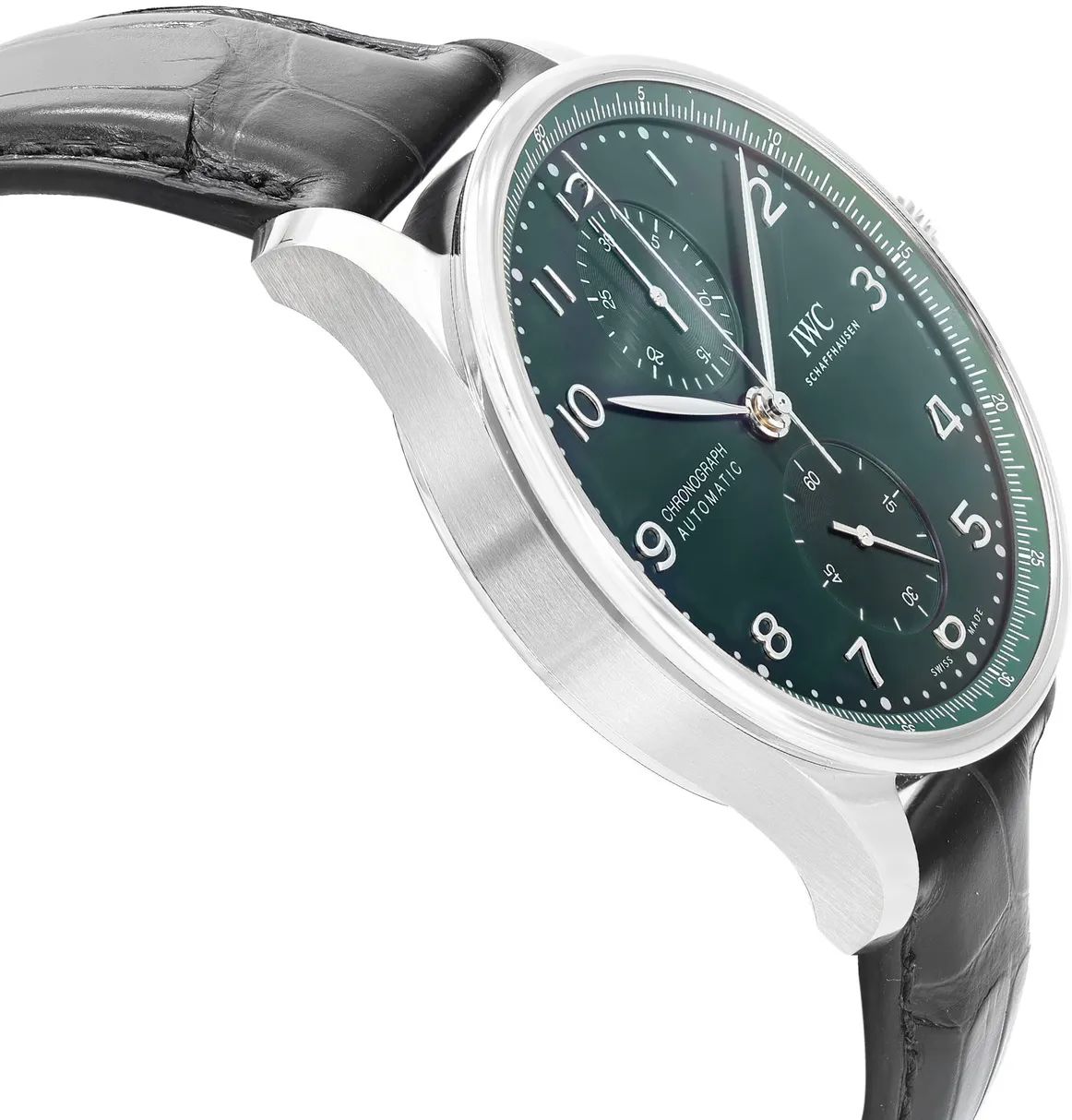 IWC Portugieser IW371615 41mm Stainless steel Green 3