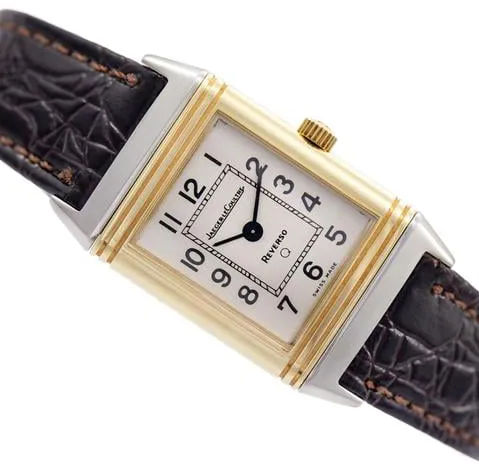Jaeger-LeCoultre Reverso Classique 140.025.5 19mm Yellow gold and stainless steel Silver