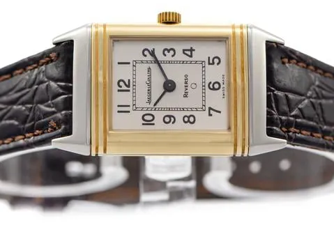 Jaeger-LeCoultre Reverso Classique 140.025.5 19mm Yellow gold and stainless steel Silver 1