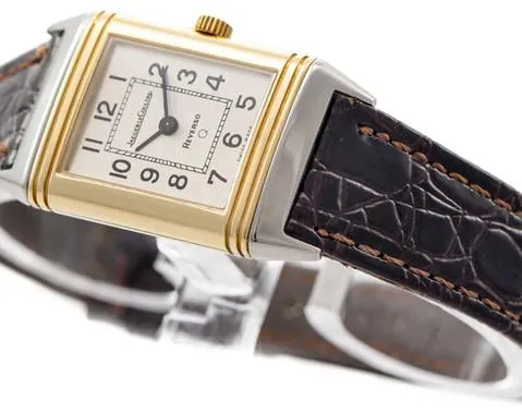 Jaeger-LeCoultre Reverso Classique 140.025.5 19mm Yellow gold and stainless steel Silver 2