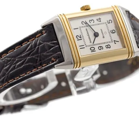 Jaeger-LeCoultre Reverso Classique 140.025.5 19mm Yellow gold and stainless steel Silver 3