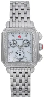 Michele Deco MW06P01A1046 Stainless steel White