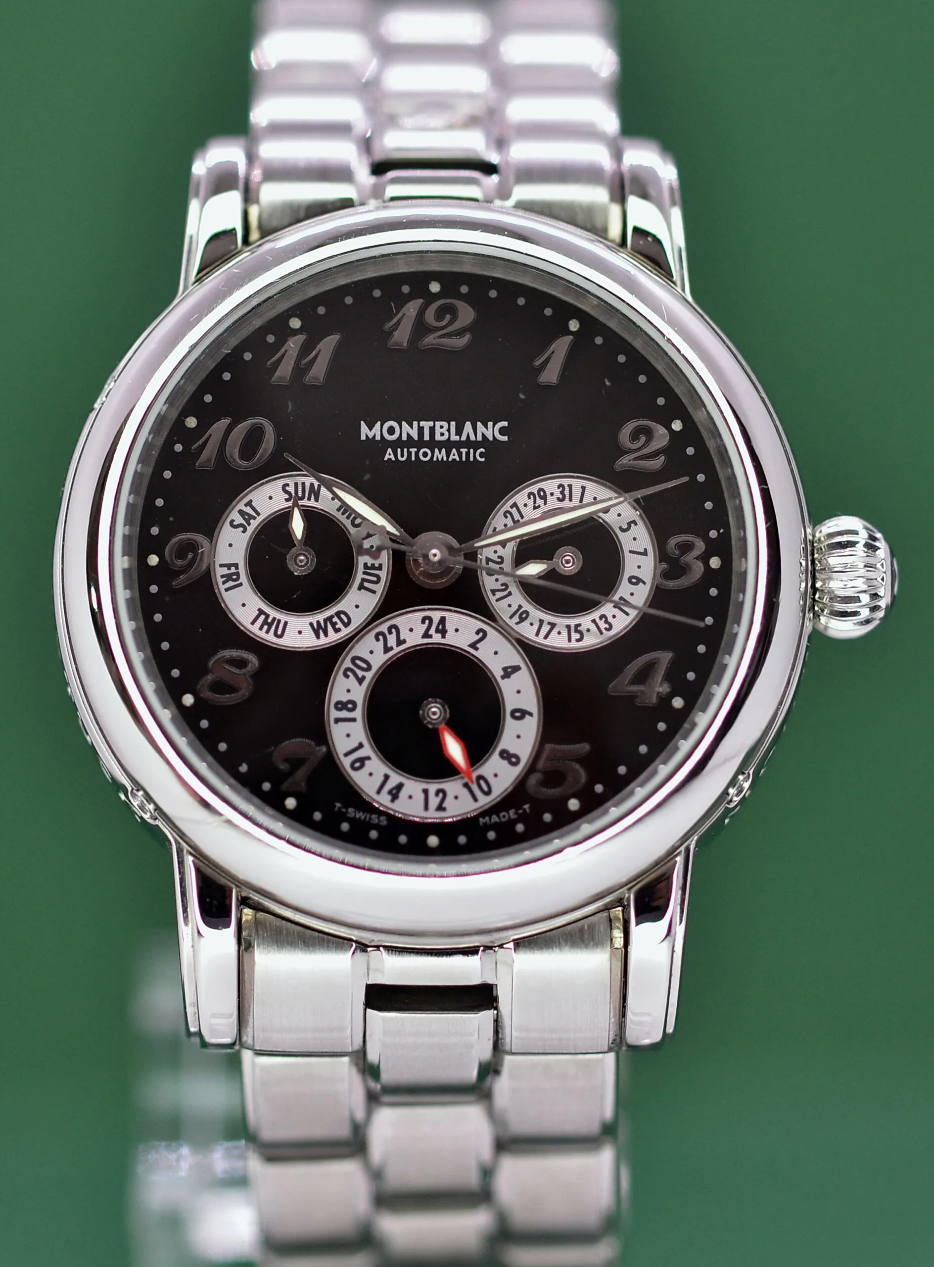 Montblanc Meisterstuck 7018 38mm Stainless steel Black