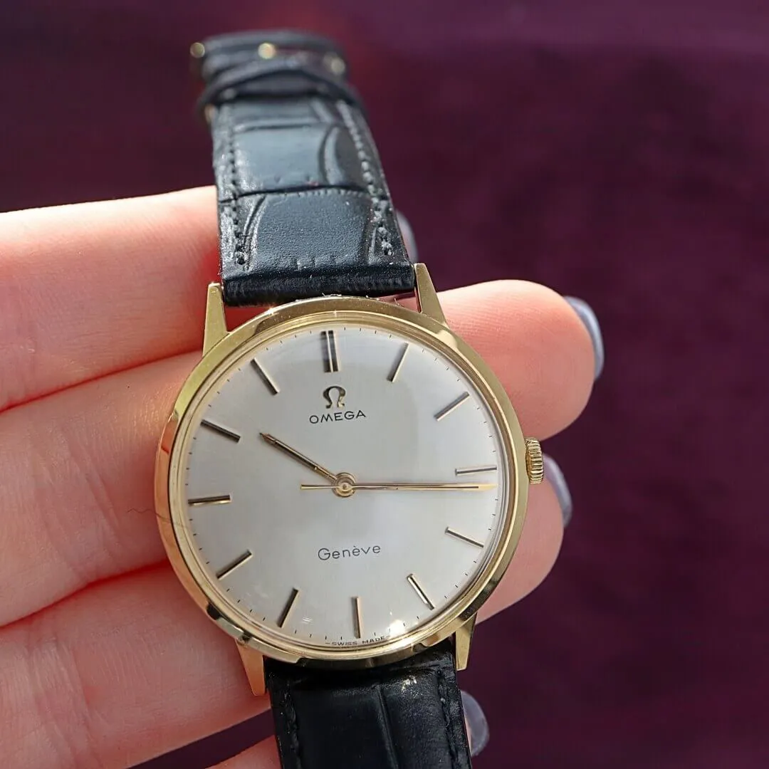 Omega Genève 131.041 33mm 14k gold 3