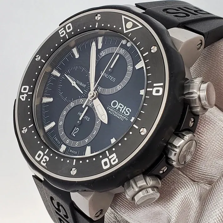 Oris ProDiver Chronograph 01 774 7683 7154-Set 51mm Titanium Black