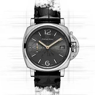 Panerai Luminor Due PAM 01247 Stainless steel Gray