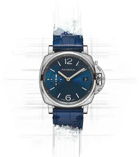 Panerai Luminor Due PAM 01273 Stainless steel Blue