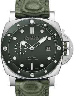 Panerai Submersible PAM 01287 Stainless steel Green