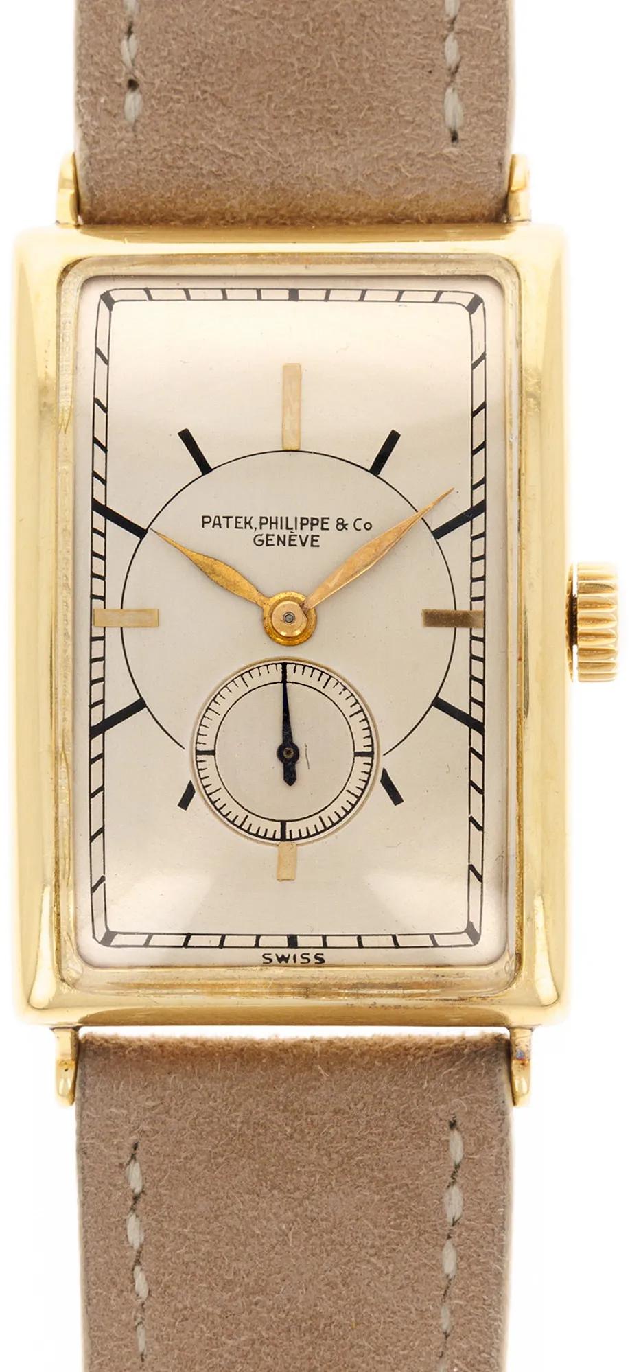 Patek Philippe 10 26mm  18k YG Silver