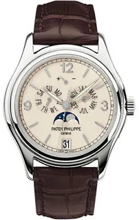 Patek Philippe Annual Calendar 5146G 18k white gold Cream