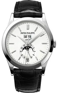 Patek Philippe Annual Calendar 5396G 18k white gold Silver