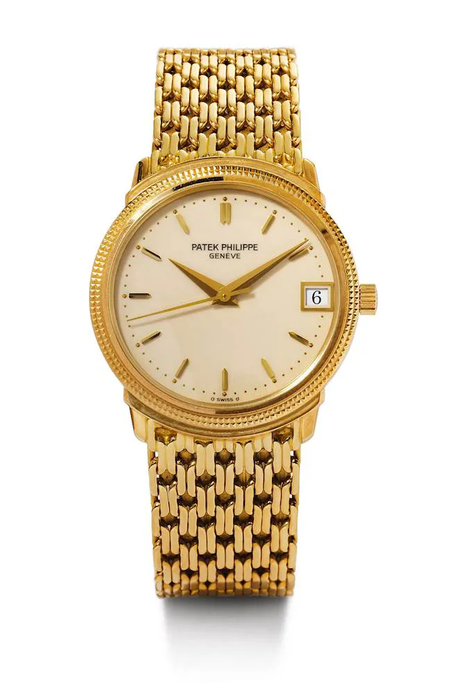 Patek Philippe Calatrava 3802/220 33.5mm Yellow gold Ivory