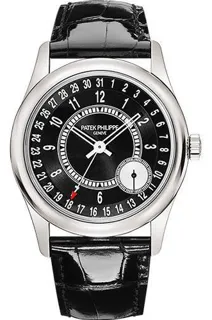 Patek Philippe Calatrava 6006G 18k white gold Black