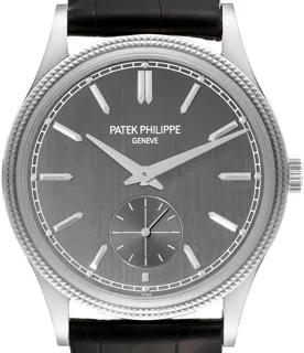 Patek Philippe Calatrava 6119G-001 White gold Gray