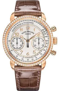 Patek Philippe Complications Chronograph 7150/250R 38mm Rose gold Silver