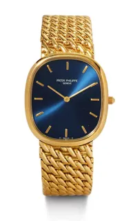 Patek Philippe Golden Ellipse 3738/117 Yellow gold Blue