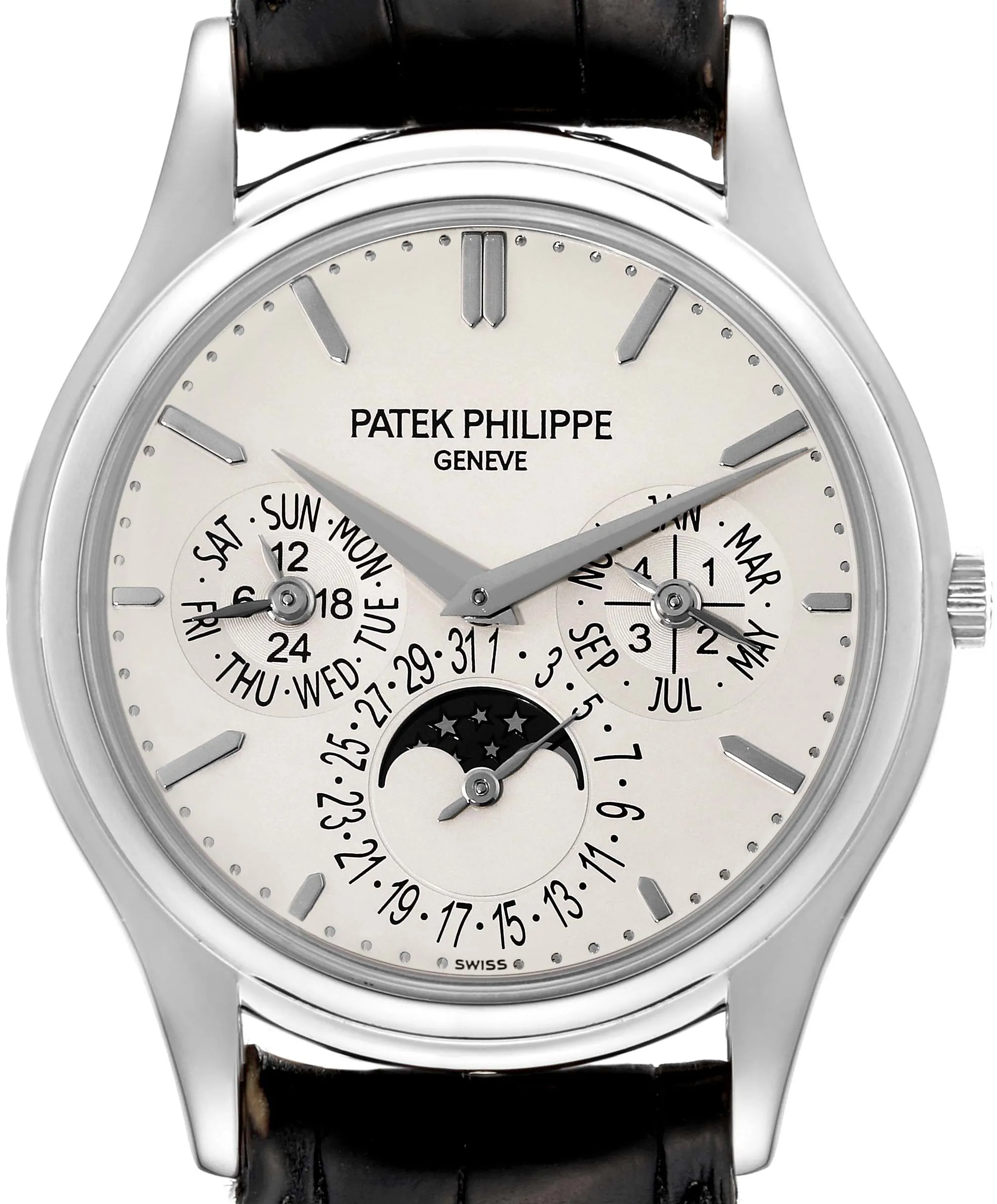 Patek Philippe Perpetual Calendar 5140G 37mm White gold Silver