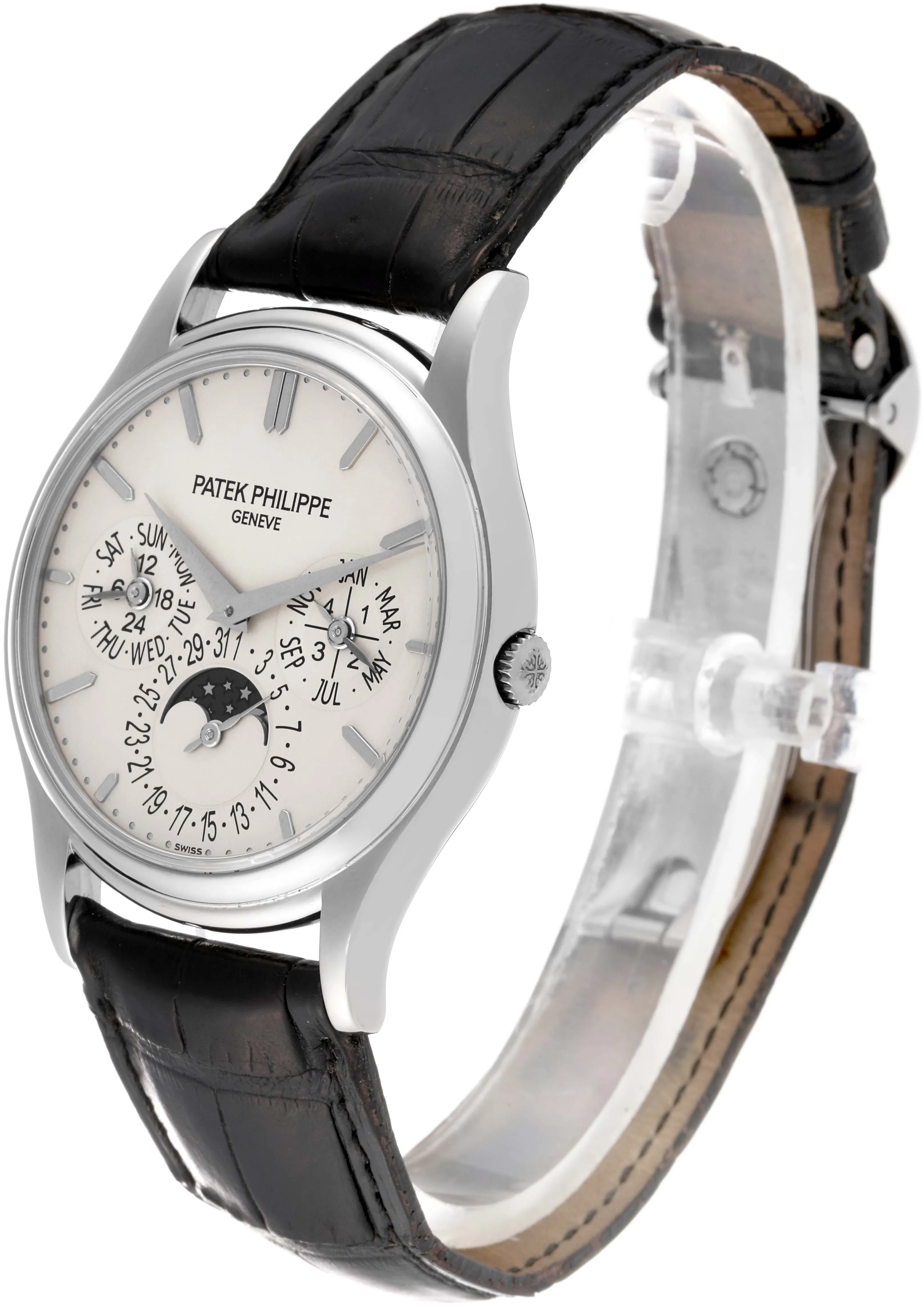 Patek Philippe Perpetual Calendar 5140G 37mm White gold Silver 3