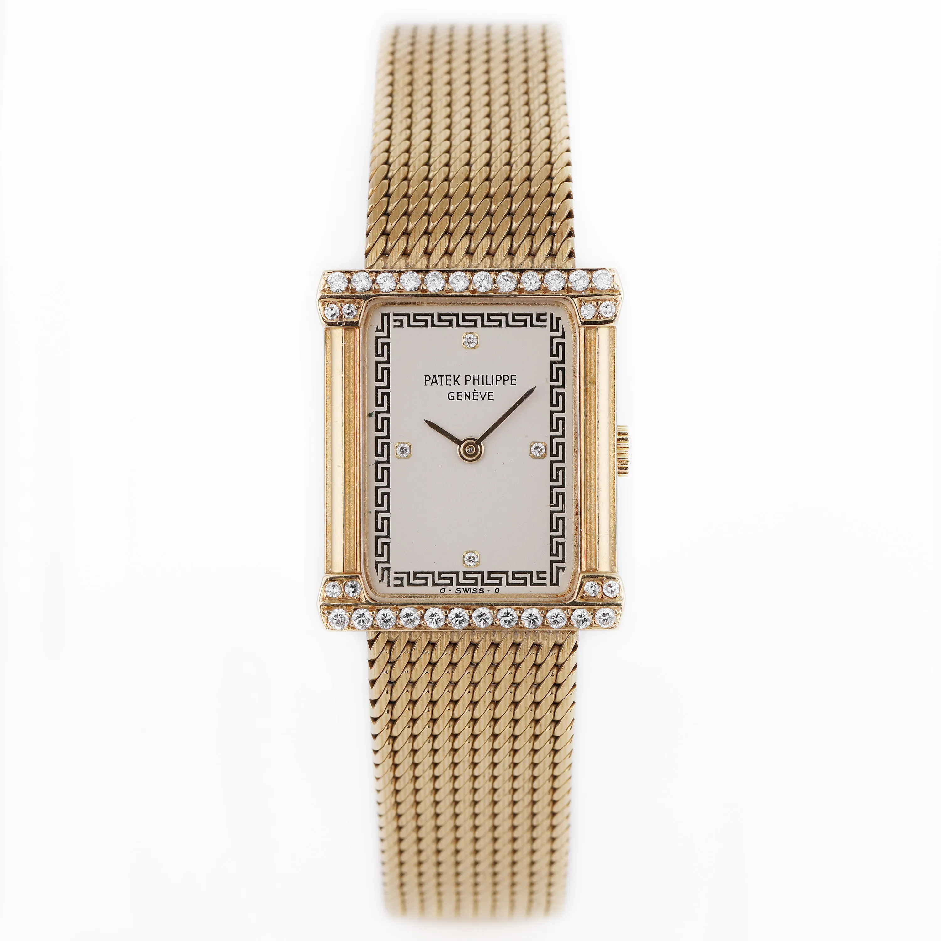 Patek Philippe Les Grecques 4632/1 20mm Yellow gold Silver