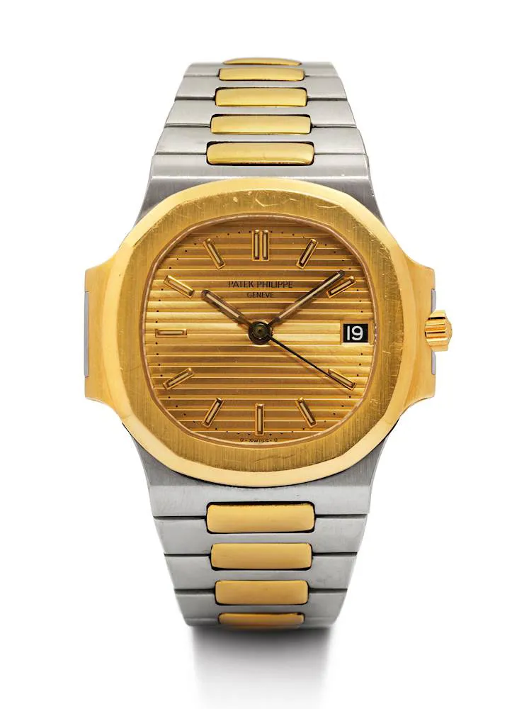 Patek Philippe Nautilus 3800/1 37mm Yellow gold and stainless steel Gold