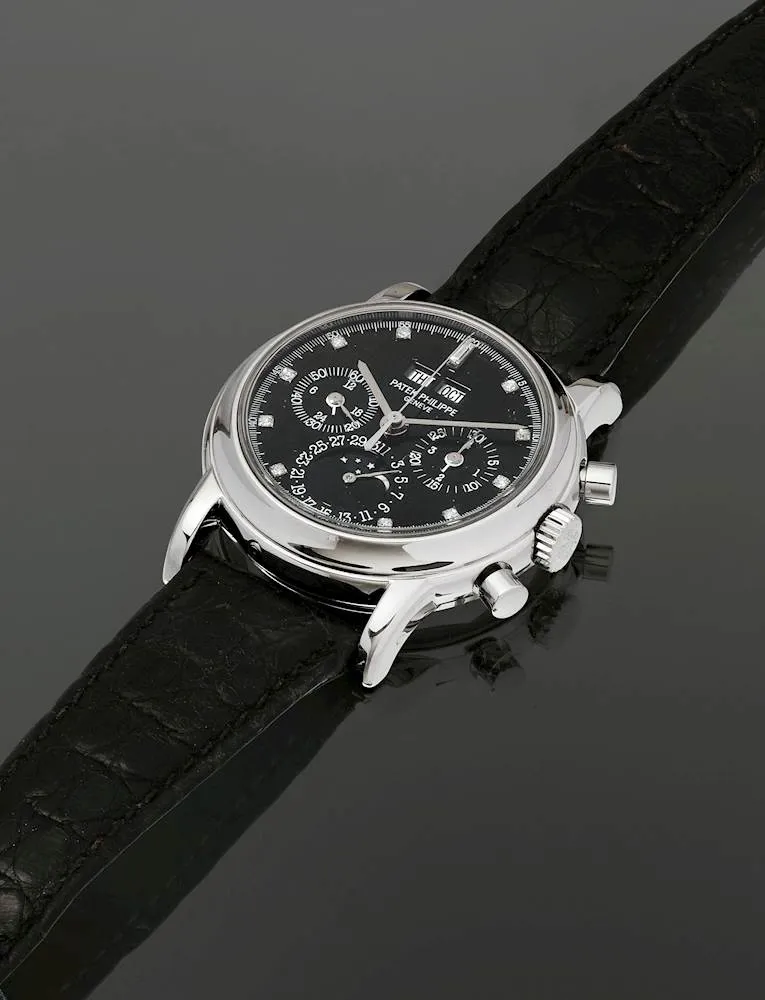 Patek Philippe Perpetual Calendar 3970EP 36mm Platinum Black 2