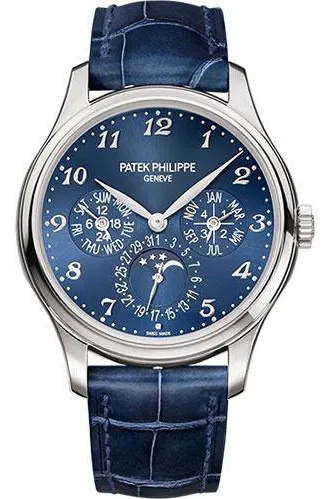 Patek Philippe Perpetual Calendar 5327G 39mm White gold and 18k white gold Blue