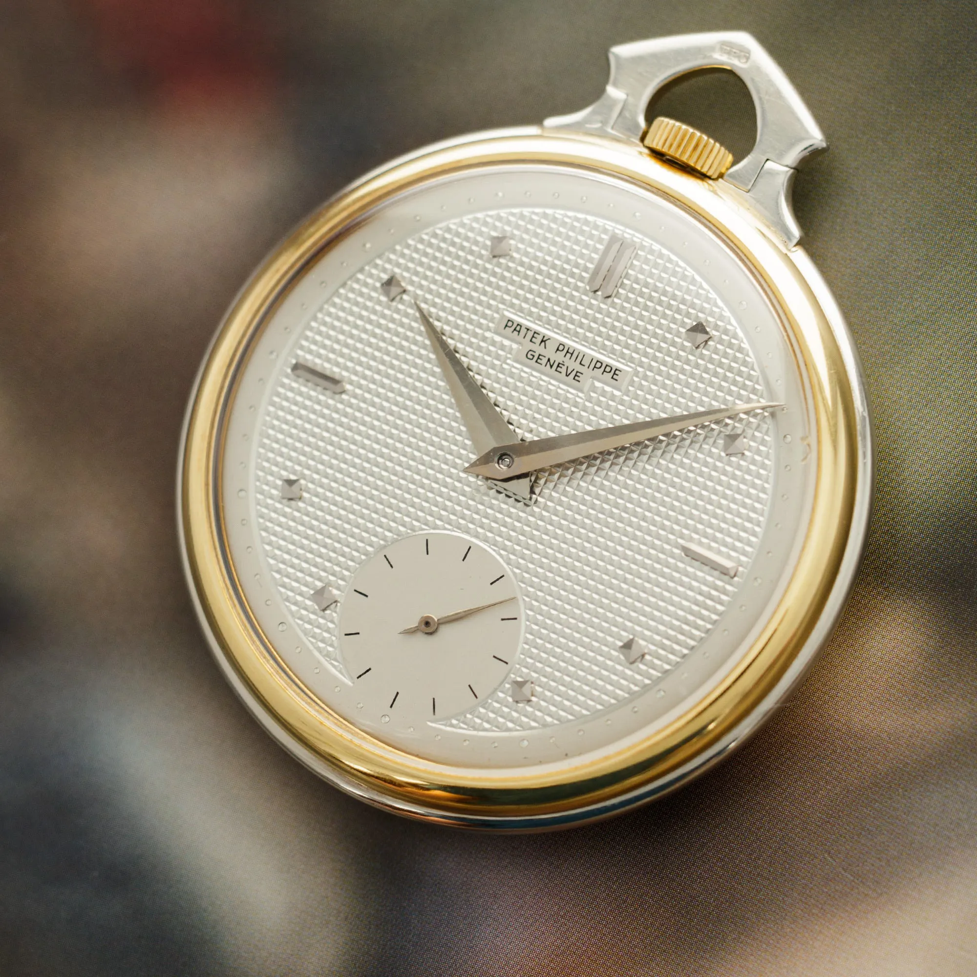 Patek Philippe Pocketwatch 45mm  Two-Tone Silver 3