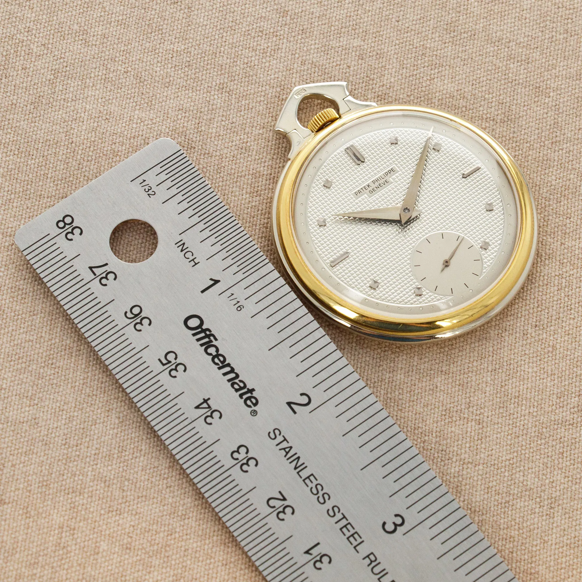 Patek Philippe Pocketwatch 45mm  Two-Tone Silver 2