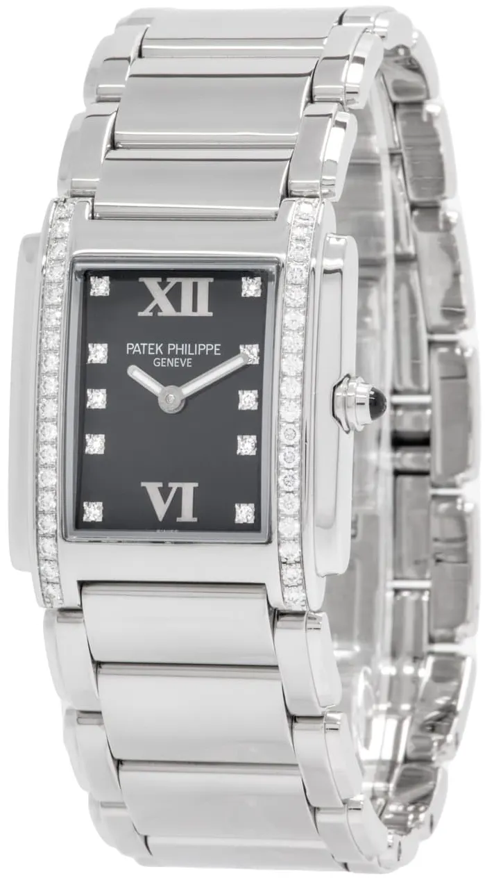 Patek Philippe Twenty~4 4910/10A-001 25.1mm Stainless steel Black