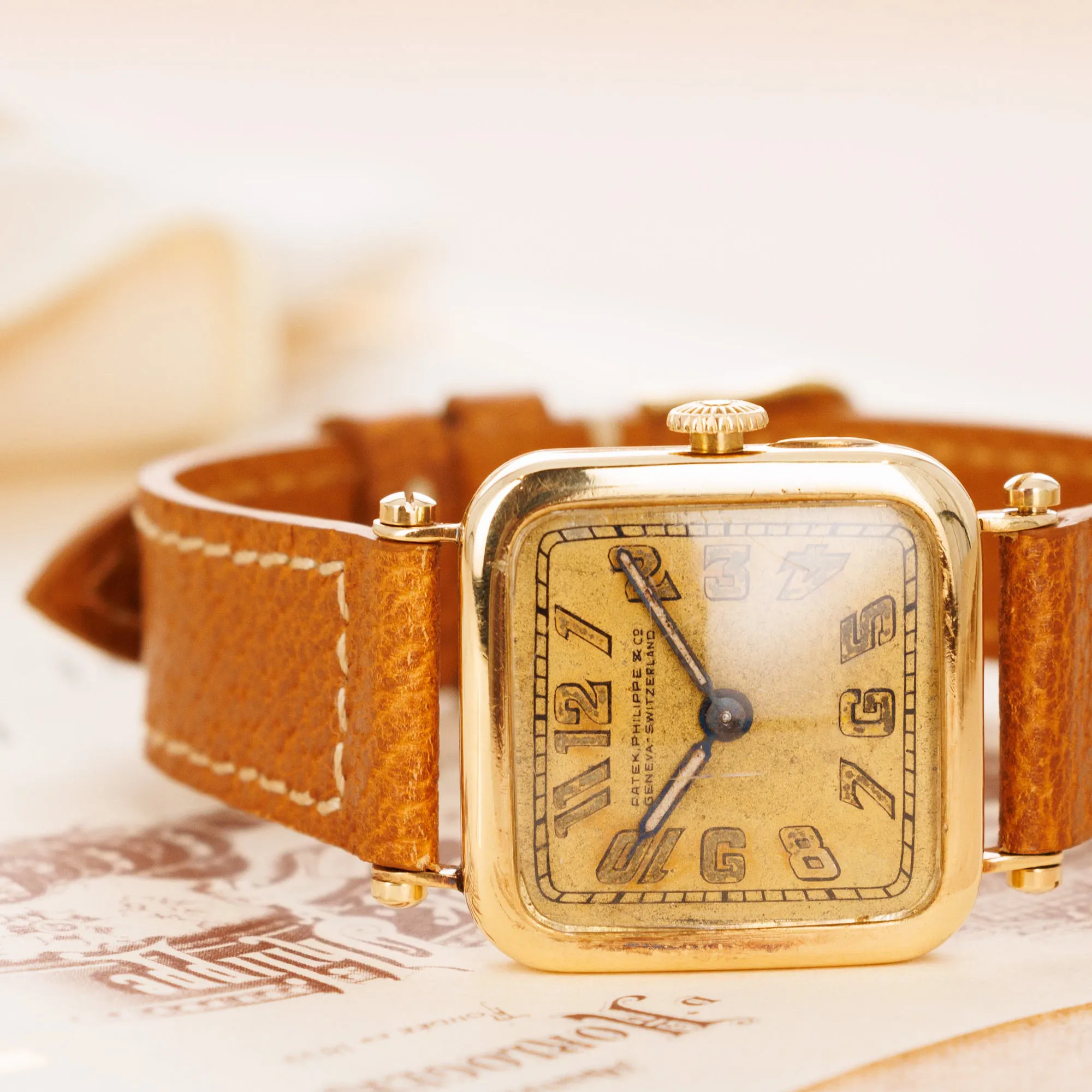 Patek Philippe Vintage 5 25.5mm  18k YG Gilt 3