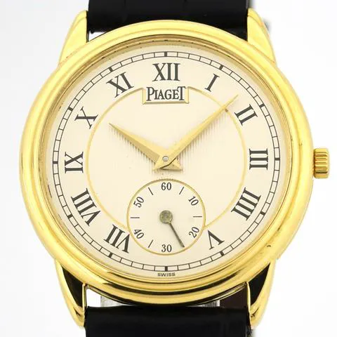 Piaget Gouverneur 15970 33mm Yellow gold Silver