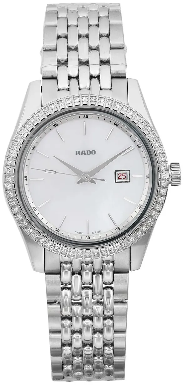 Rado HyperChrome Diamonds R33099918 35mm Stainless steel White