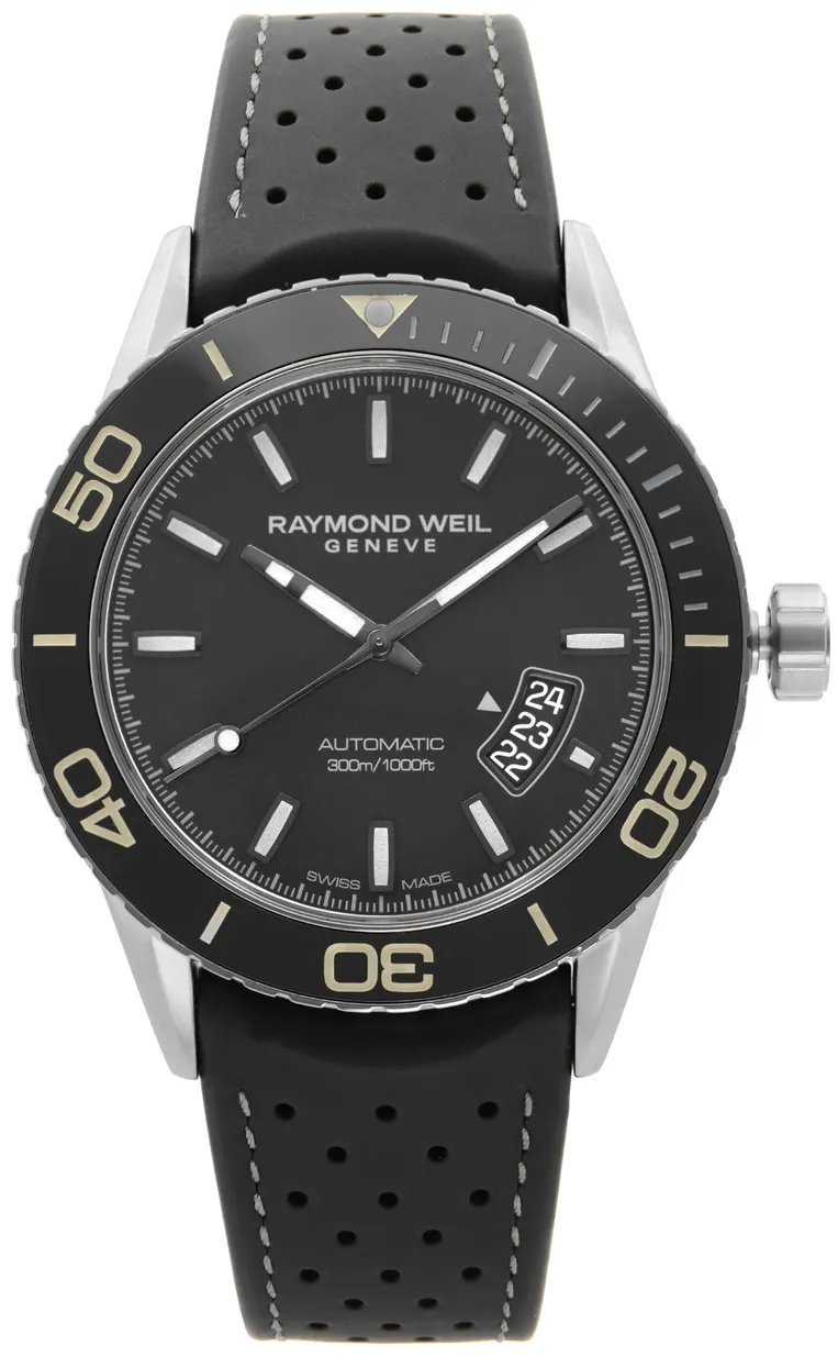 Raymond Weil Freelancer 2760-TR1-20001 42mm Stainless steel Black